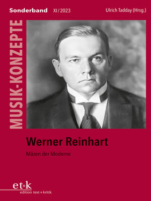 cover image of MUSIK-KONZEPTE Sonderband--Werner Reinhart
